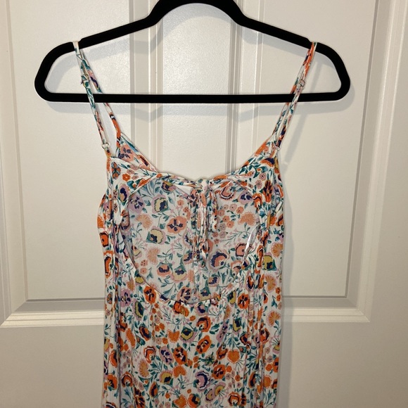 Brickell Off-White Floral Print Button-Front Swim Cover-Up - Picture 5 of 6